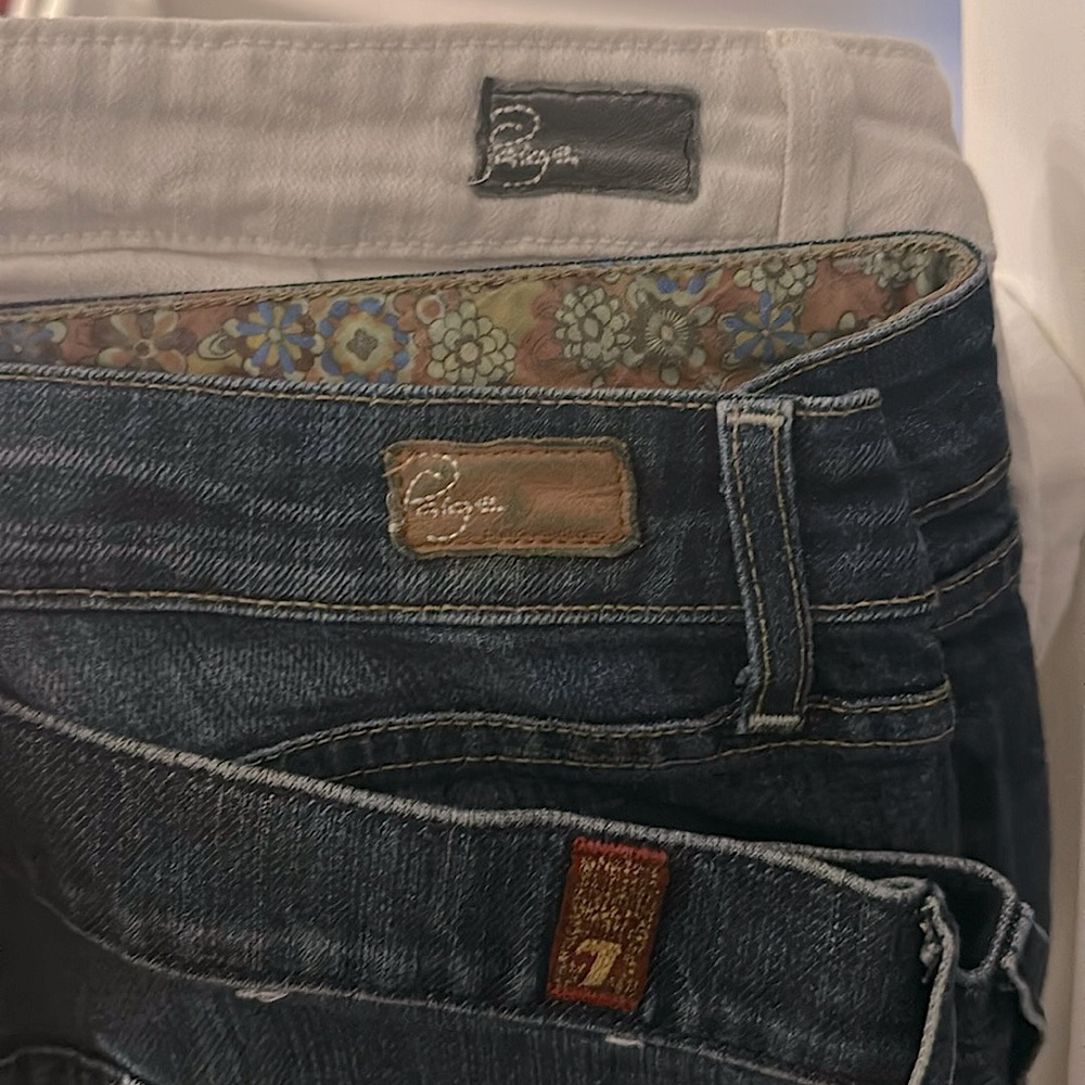 Paige jeans and 7’s for all humanity!